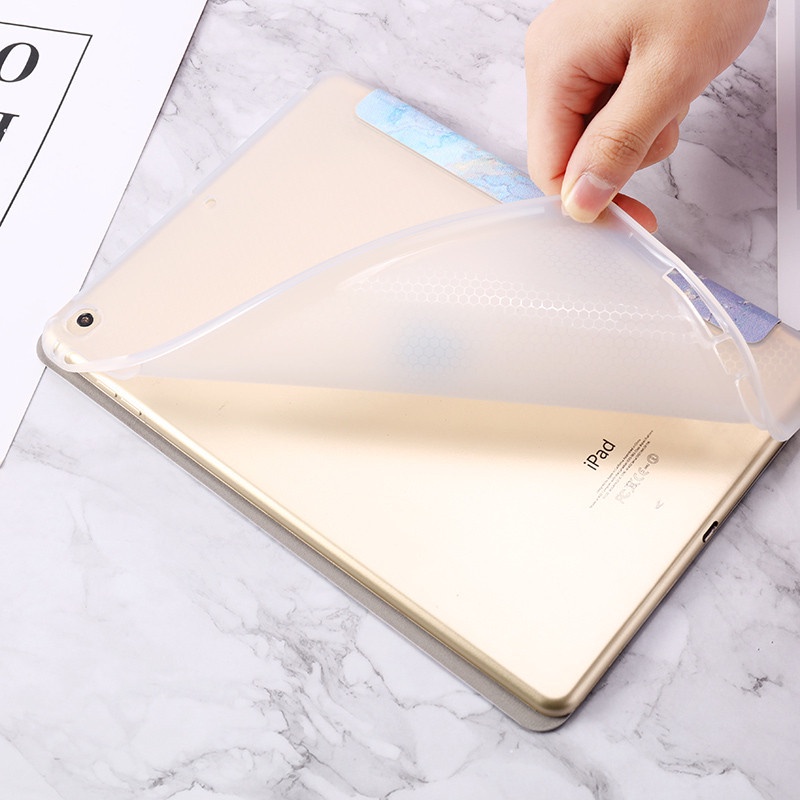 Ốp Máy Tính Bảng Da Lật Nam Châm Vân Cẩm Thạch Cho Apple iPad Pro 11 2021 ipad9 10.2 8th 7 6th Gen 9.7 2018 5th Generation 2017 Air 1 2