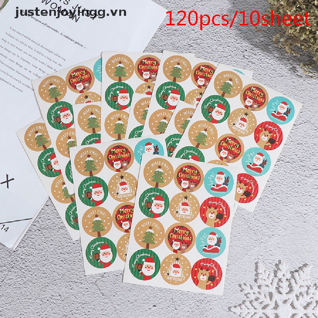 Bộ 120 Phụ Kiện Trang Trí Giáng Sinh Xinh Xắn