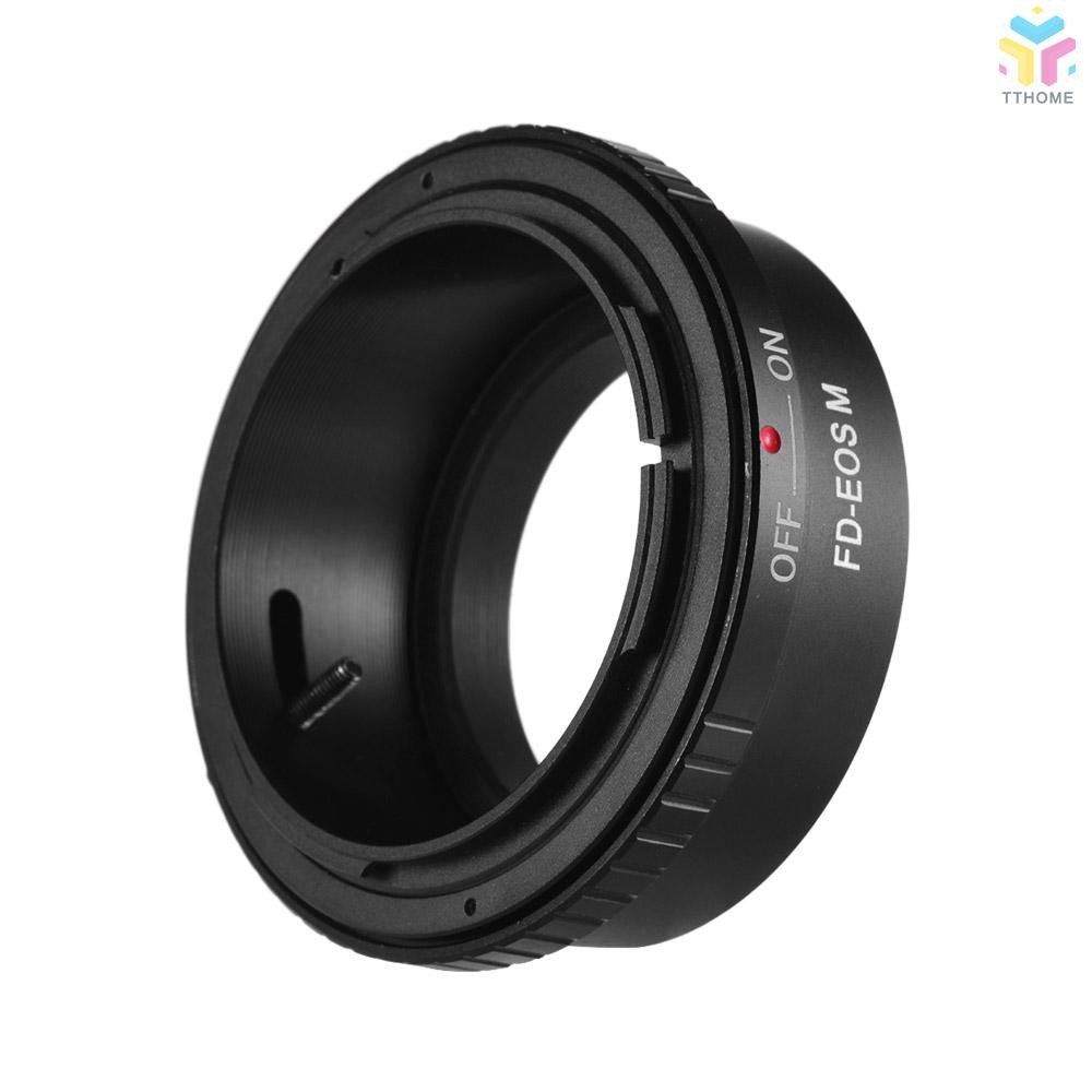 T&T FD-EOS M Lens Mount Adapter Ring for Canon FD Lens to Canon EOS M Series Cameras for Canon EOS M M2 M3 M5 M6 M10 M50