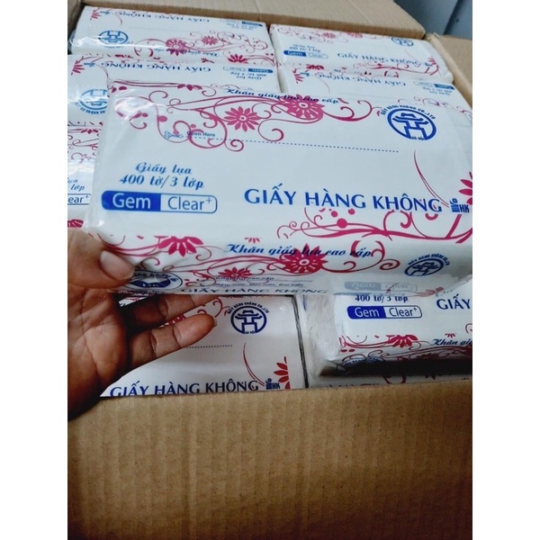 Khăn Giấy Rút, Khăn Ăn, Khăn Giấy Lụa 3 lớp x 400 tờ Mềm Mịn