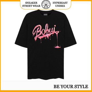 Áo thun tay lỡ Bo bụi bubble gum - Gin store