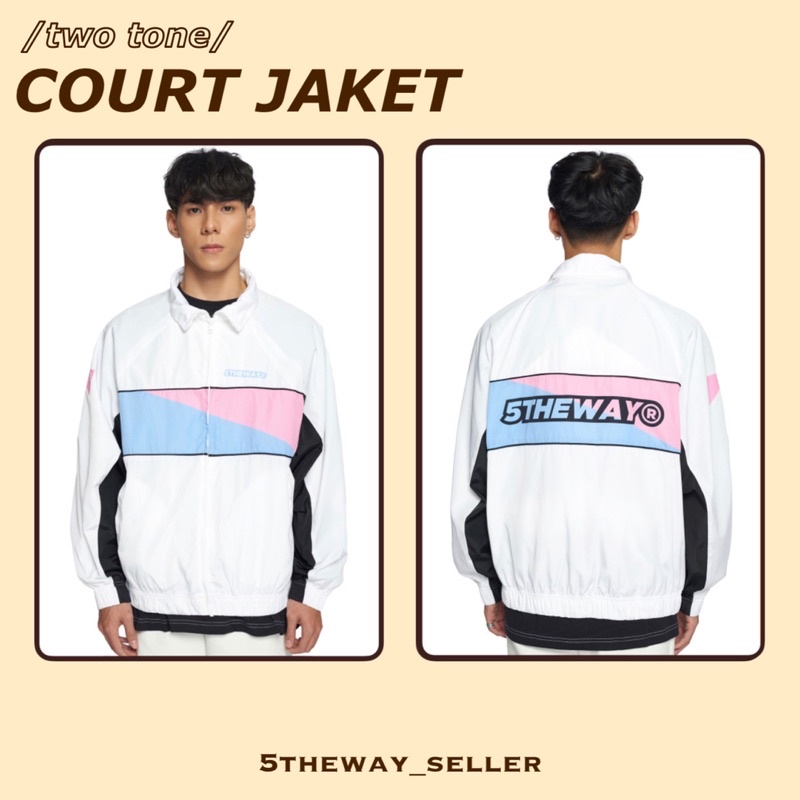 Áo khoát dù 5THEWAY - /two tone/ COURT JAKET
