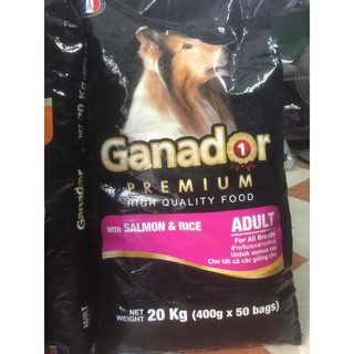 Bao 20kg thức ăn cho chó ganador adult / ganador puppy