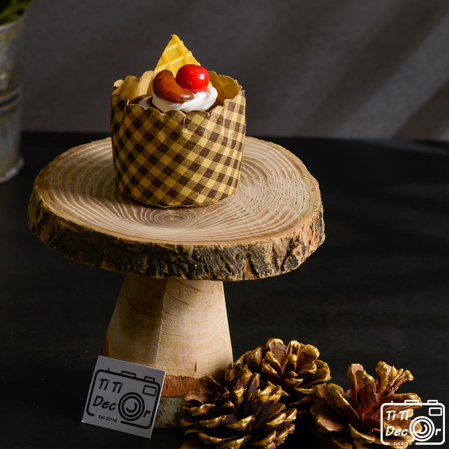 Cakestand 1 chân trang trí bánh ngọt, bánh các loại, chụp hình sản phẩm - TiTi Decor