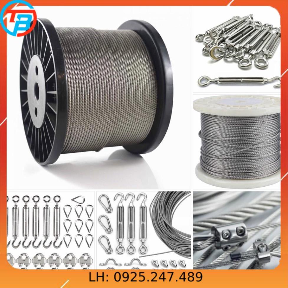 Dây cáp INOX 304 Phi  CÁP THÉP SÀI GÒN