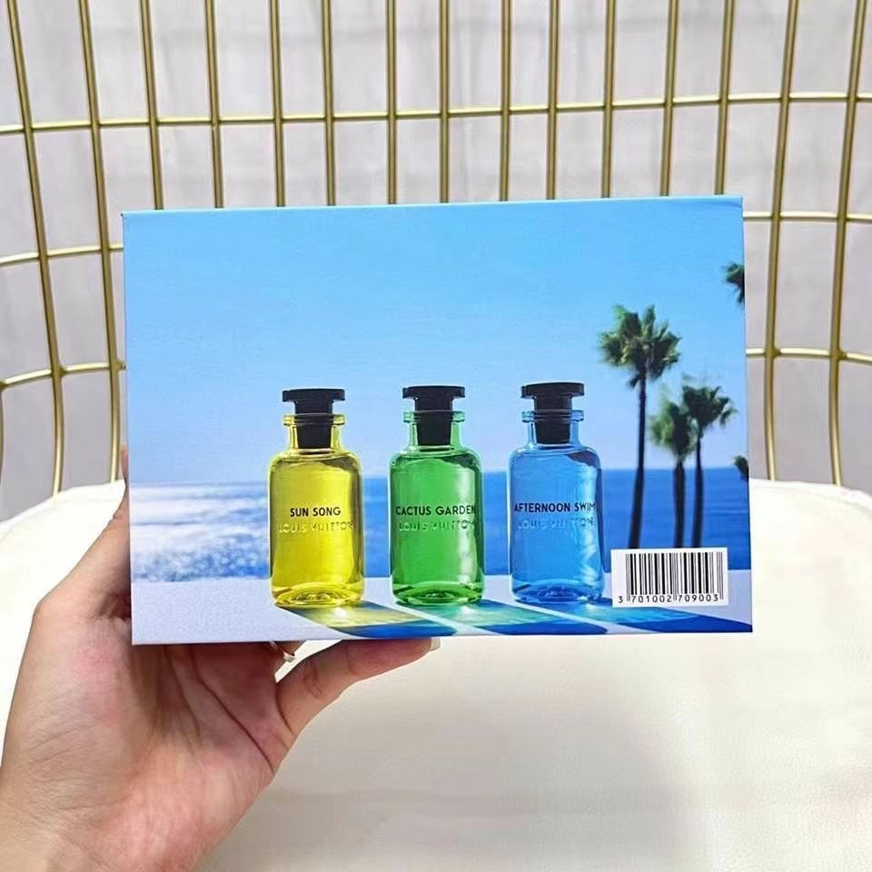 Set hộp chai nước hoa LV có vòi phun dung tích số lượng tùy chọn