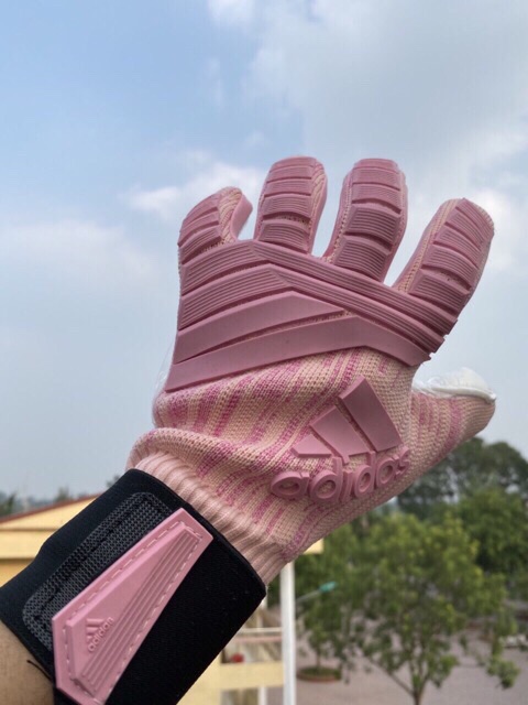 Găng tay thủ môn màu hồng hàng cao cấp(màu hot có sẵn)