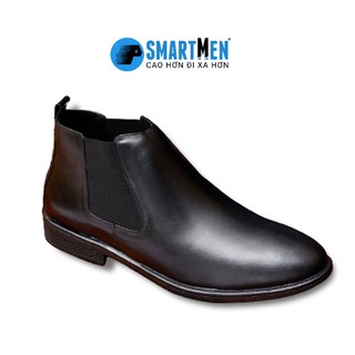 Giày tăng chiều cao SMARTMEN Chealse Boot GD333 (Đen)