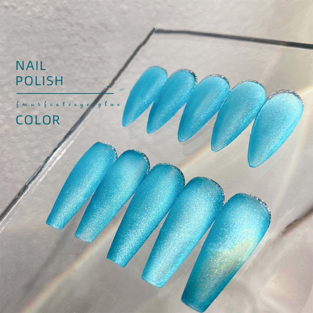 OCEANMAP Sơn Móng Tay Gel UV Mắt Mèo Lấp Lánh Chuyên Nghiệp