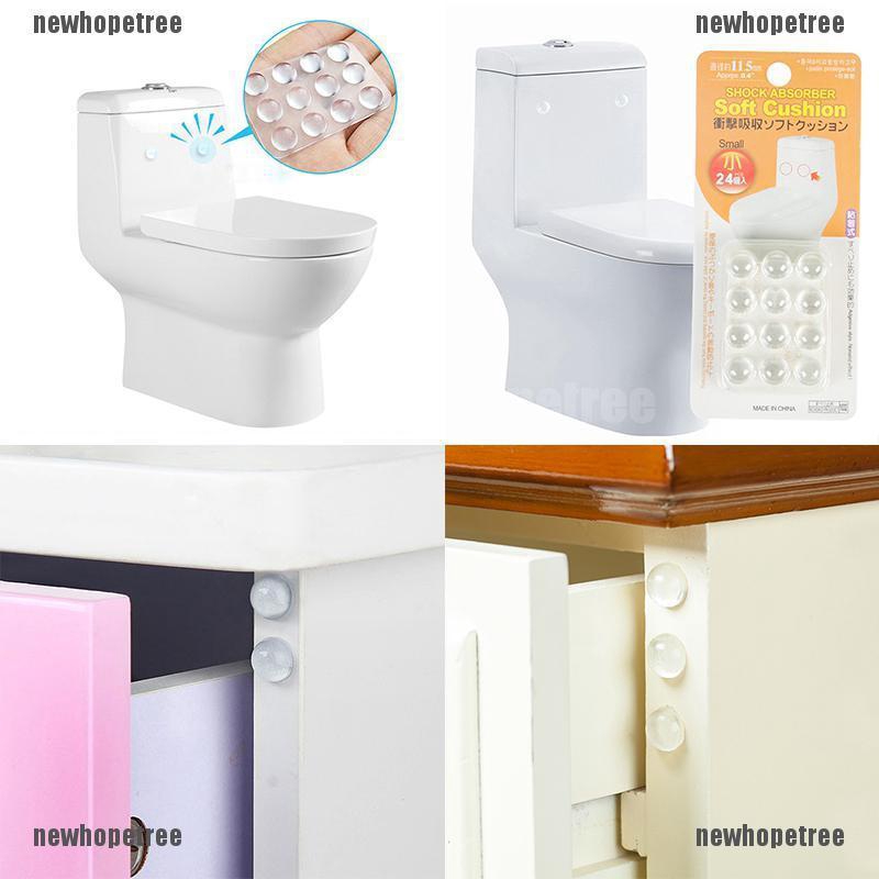 24 viên đệm giảm tiếng ồn được làm từ silicone trong suốt