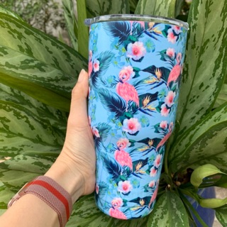 Ly giữ nhiệt 900 ml kèm ống hút và túi