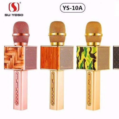 Mic Karaoke Kèm Loa Bluetooth - Micro Karaoke Bluetooth Ys-10A Siêu Hay- Siêu Chuẩn - Âm Thanh Đỉnh Cao