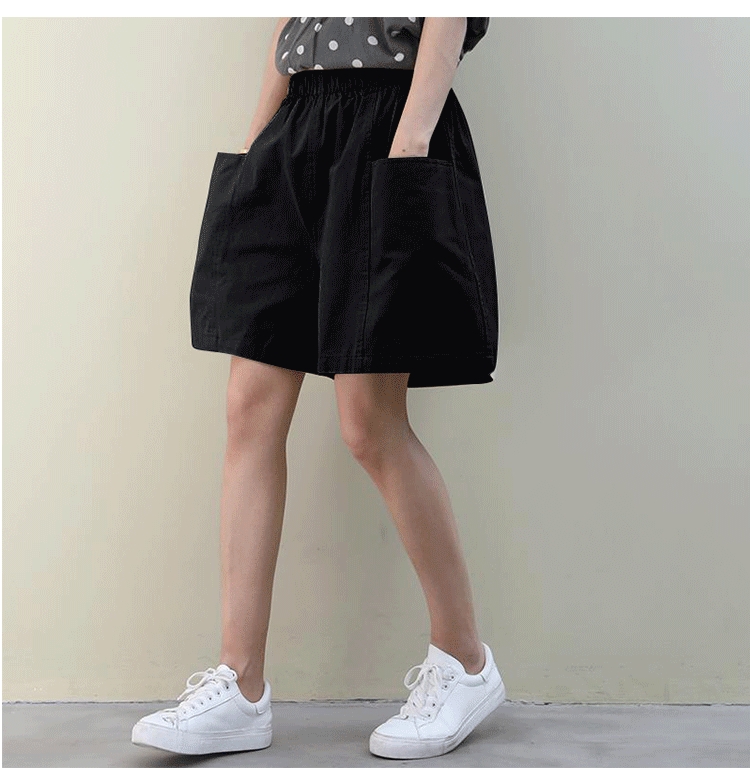 Quần Đùi Năm Tấc Ống rộng Thời Trang Mùa Hè Đơn Giản Hàng Mới Dành Cho Bạn Nữ Mặc Chơi Thể Thao Ngoài Trời | BigBuy360 - bigbuy360.vn