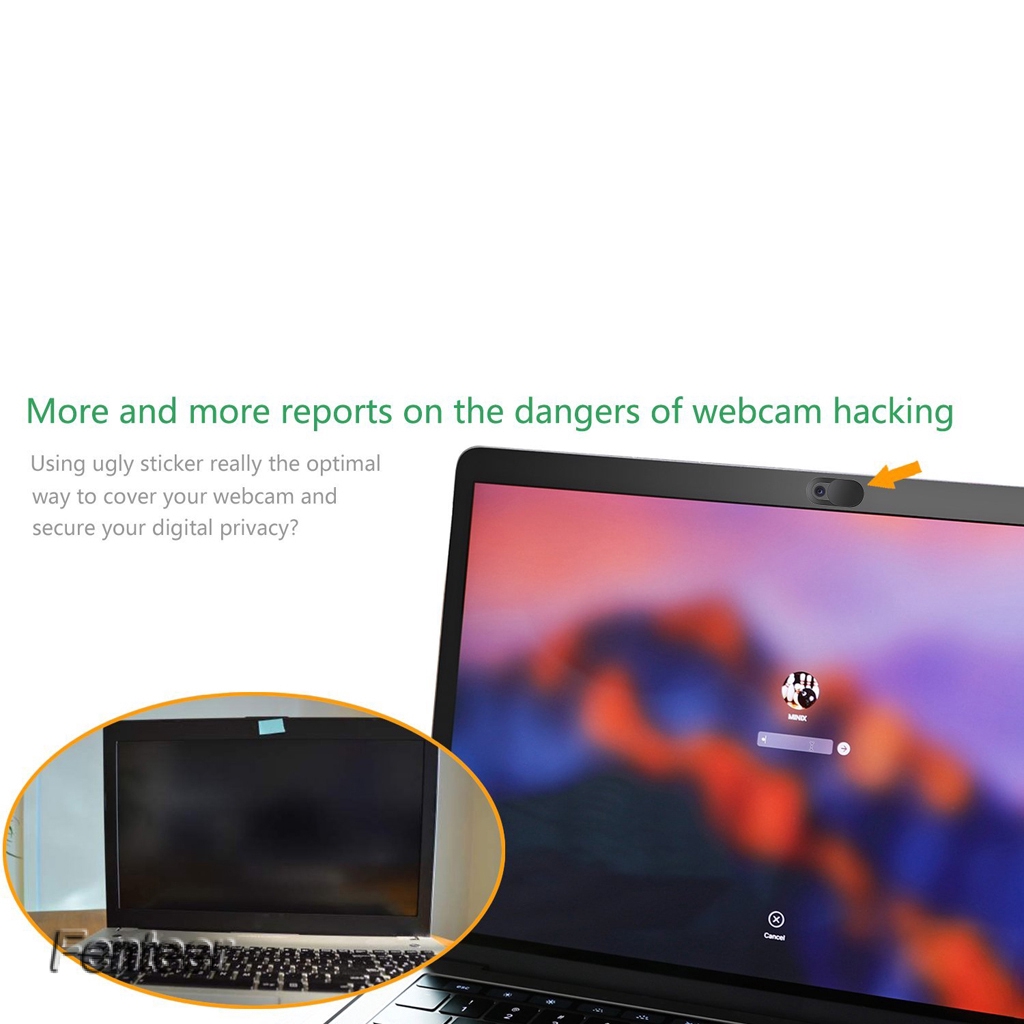 3 Miếng Che Webcam Màu Đen | BigBuy360 - bigbuy360.vn