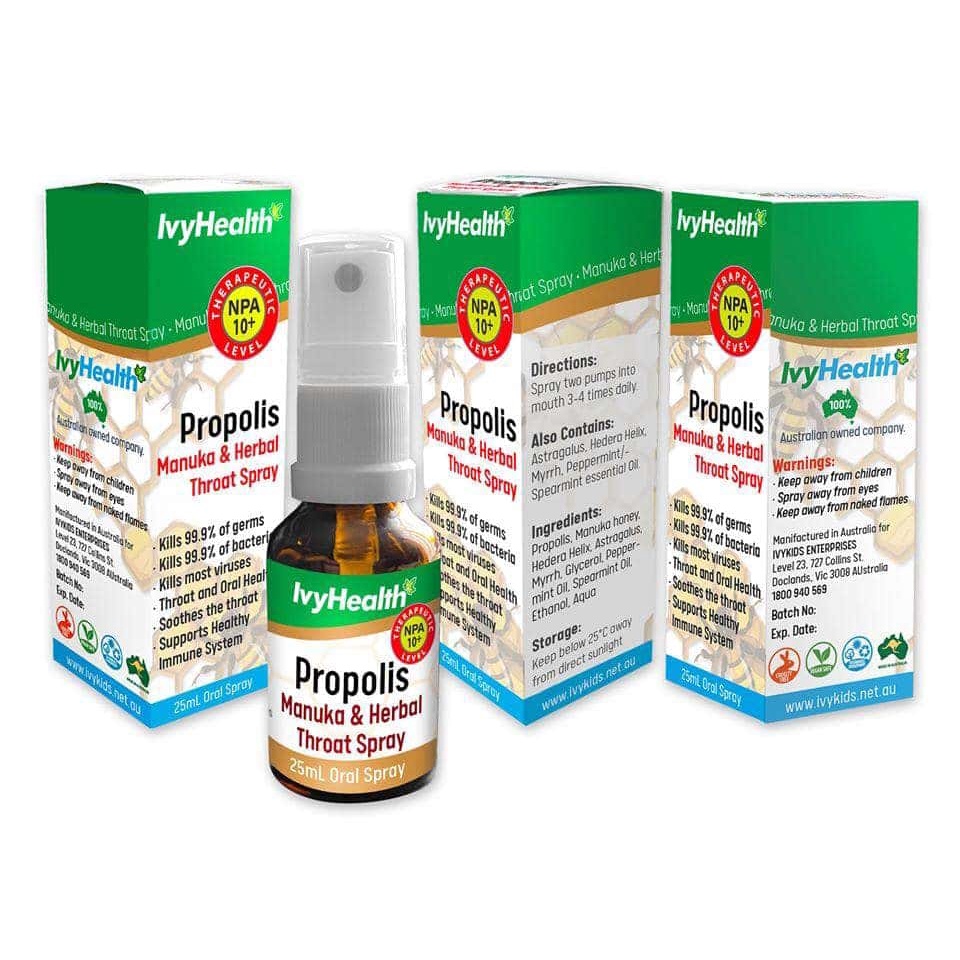 Keo ong IvyHealth Propolis Drop 3Y+ Úc 25ml (Hộp)