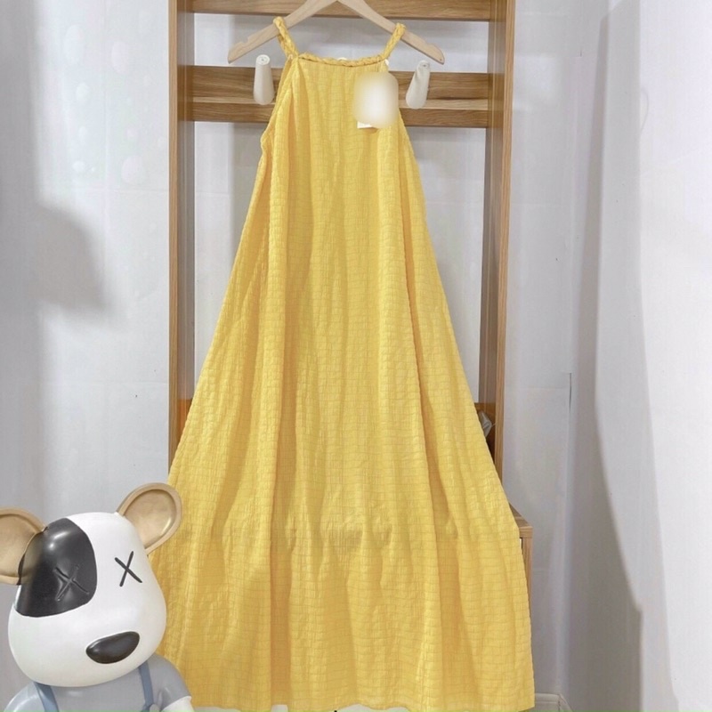 Đầm maxi đi biển ,váy dài đi chơi ,freesize 45-60kg ,hàng QC ,màu chất lượng y hình