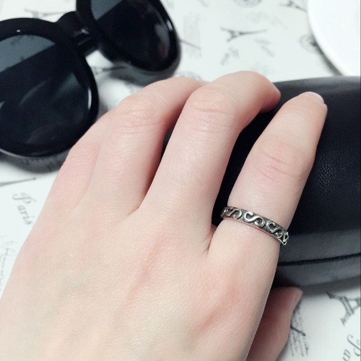 Nhẫn Bạc Nữ S925 Phong Cách Retro Thái Lan N1729 - Bảo Ngọc Jewelry