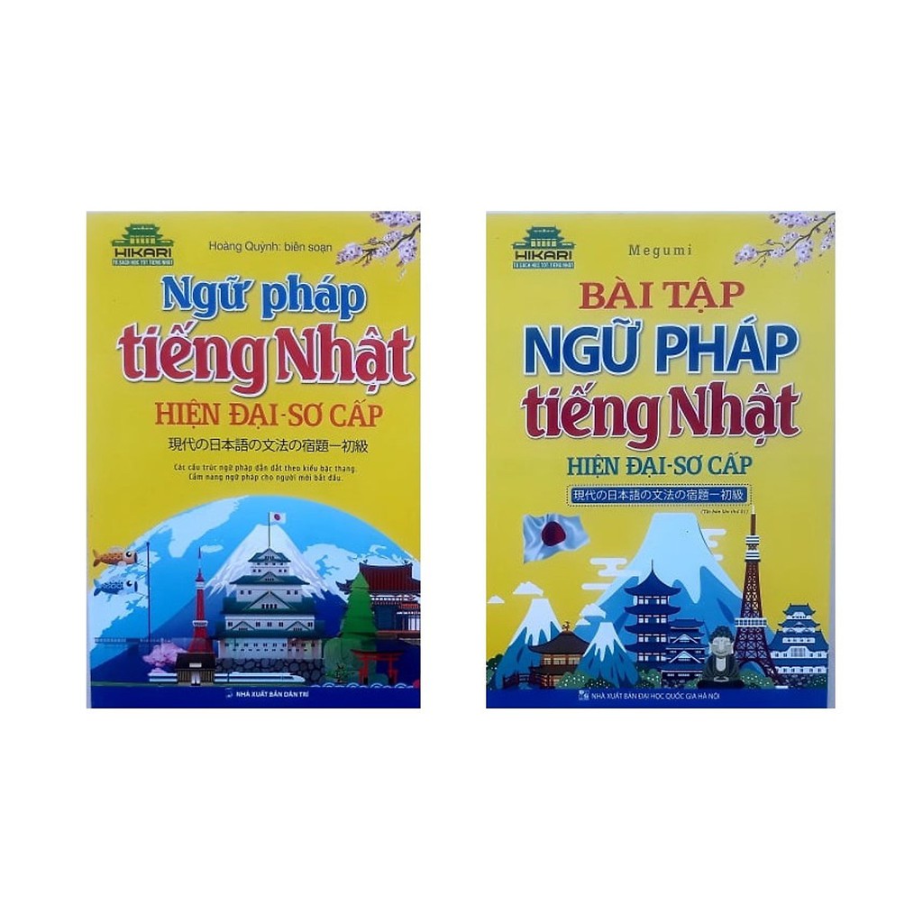 Sách - Combo Ngữ pháp Tiếng Nhật Hiện Đại - Sơ Cấp + Bài tập Ngữ Pháp Tiếng Nhật Hiện Đại - Sơ Cấp (Tái Bản)