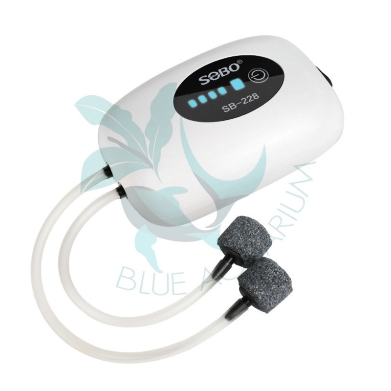 Máy sủi tích điện AC/DC 2 vòi siêu êm Sobo SB-228