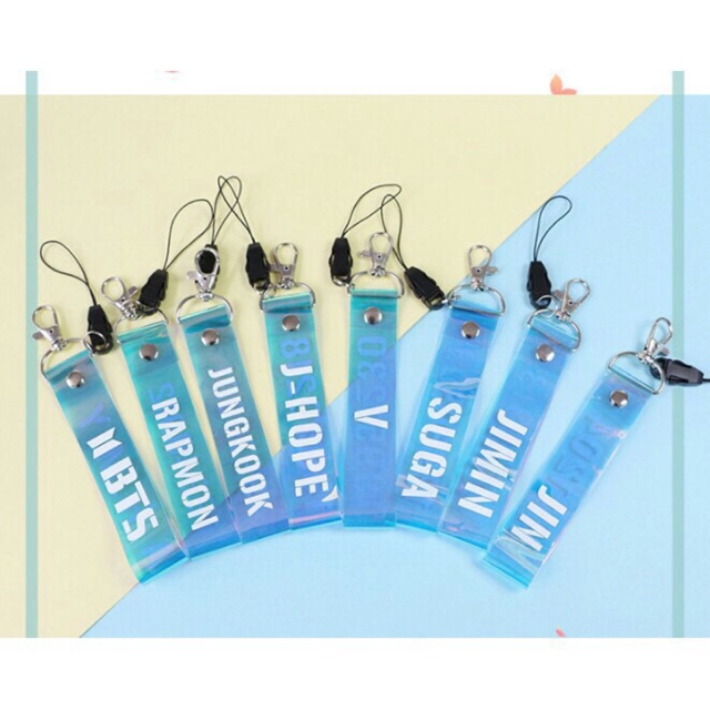 Strap Nametag Hologram BTS và các thành viên