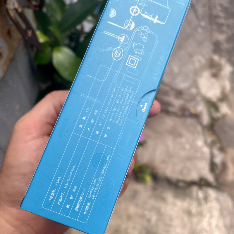 Cốc sạc nhanh 30W Anker A2665P11 Nano II thiết kế nhỏ gọn (Đen) - Nhất Tín Computer