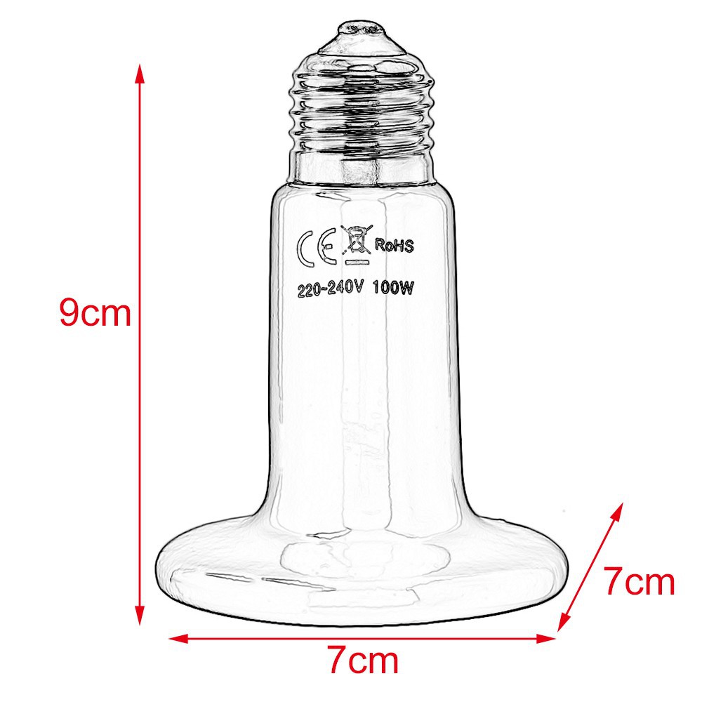 Đèn ESG 25W/50W/100W hỗ trợ ấp trứng tiện lợi dành cho động vật