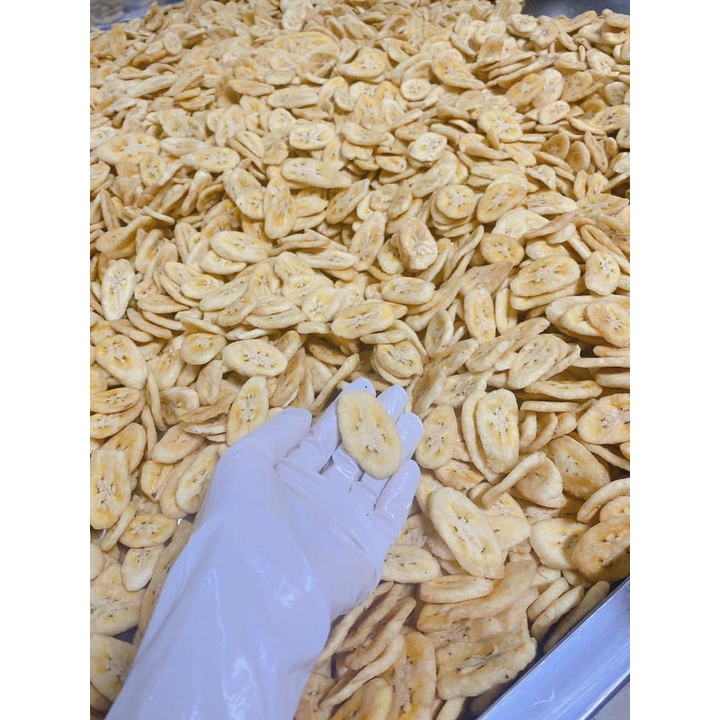 500g chuối sấy giòn loại b