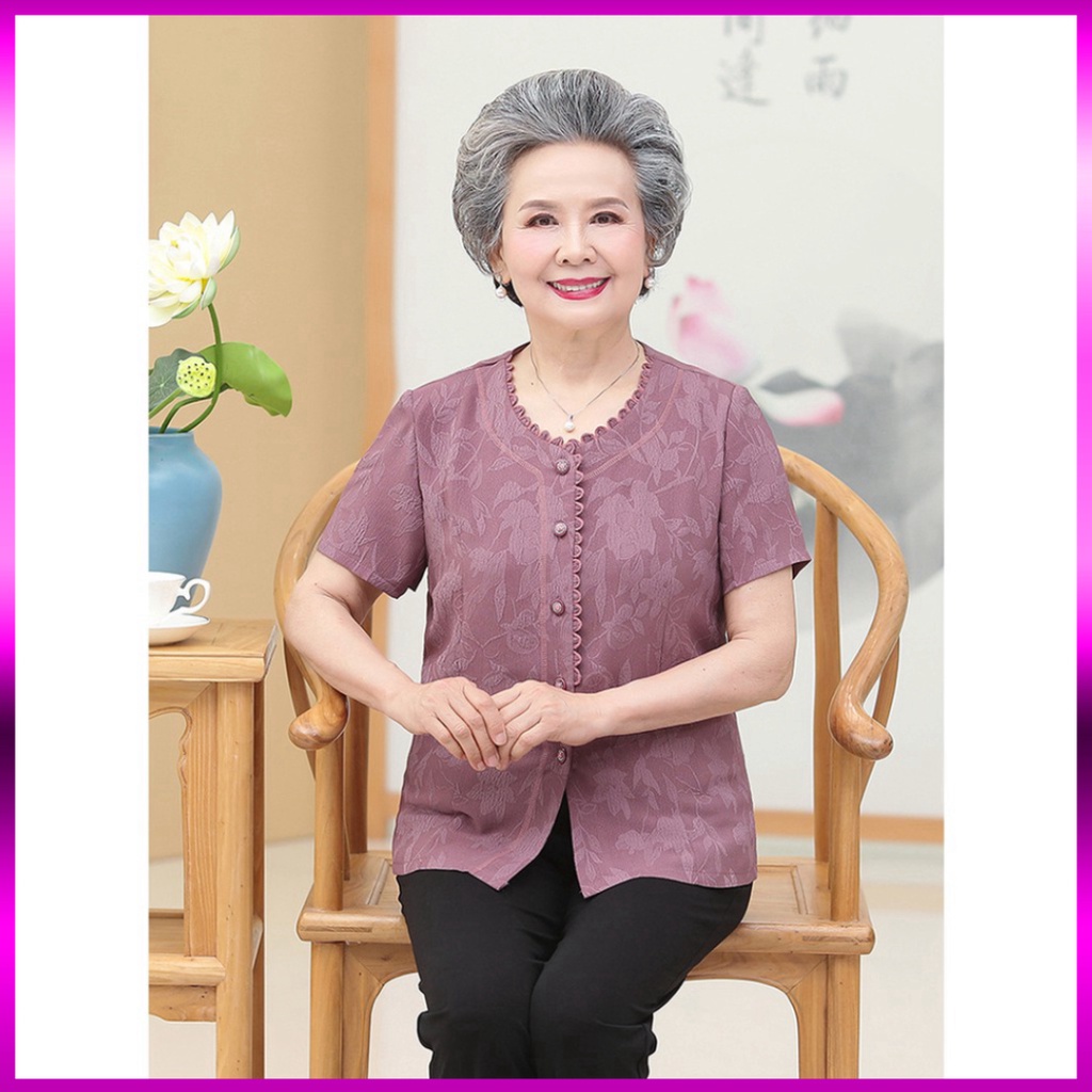 Bộ quần áo cho người già, Bộ quần áo cho bà cho mẹ ( vien co)