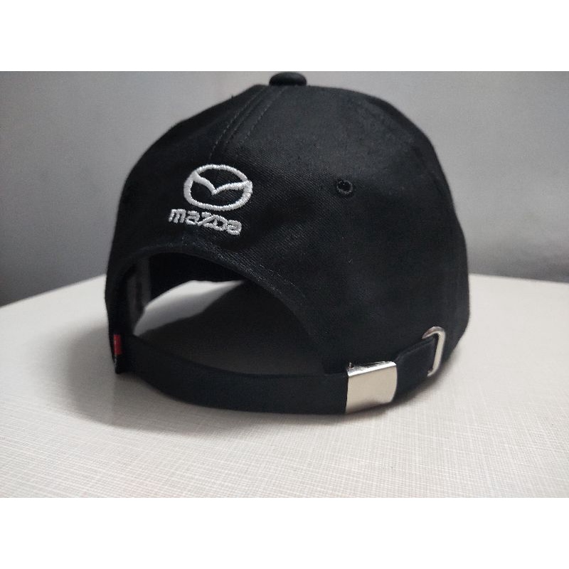 Mũ Lưỡi Trai Đen,Nón Lưỡi Trai Trắng ,Mũ  Kết Nam Nữ Đẹp, Thêu Logo Mazda Kiểu Dáng Thể Thao