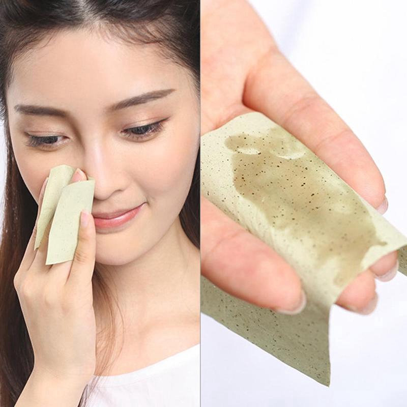 Set 100 tờ giấy thấm dầu da mặt