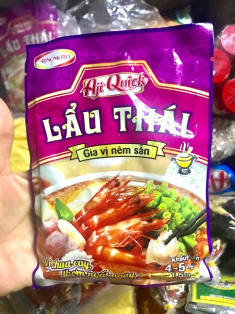 Gói gia vị lẩu thái Aji quick
