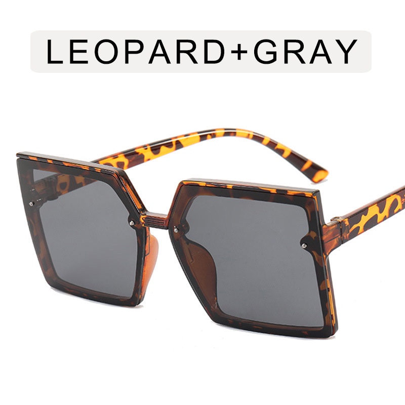 Kính mát gọng vuông chống tia uv400 thời trang dành cho nữ