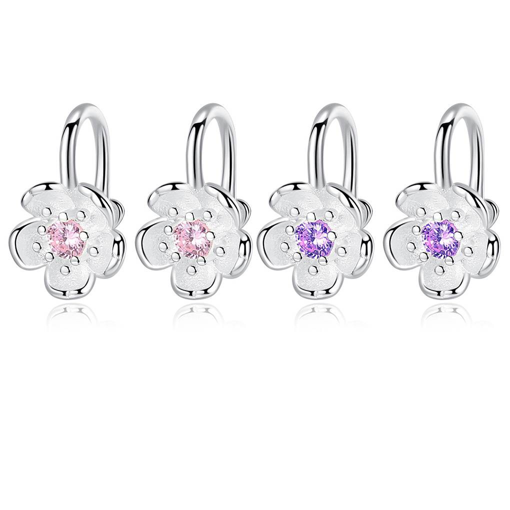 1 Đôi Hoa Tai Hình Hoa Anh Đào Cho Nữ