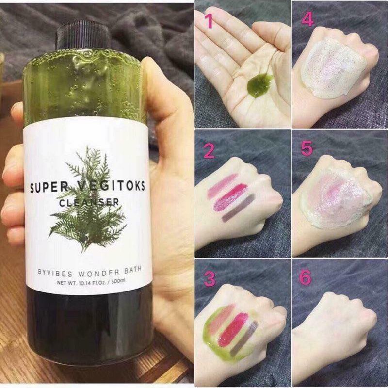 SỮA RỬA MẶT THẢI ĐỘC SỦI BỌT RAU CỦ super Vegitoks