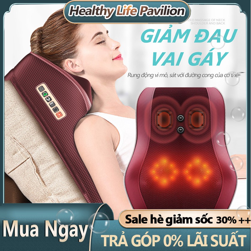 AM509 Gối massage vai gáy toàn thân đa năng cao cấp BENBO