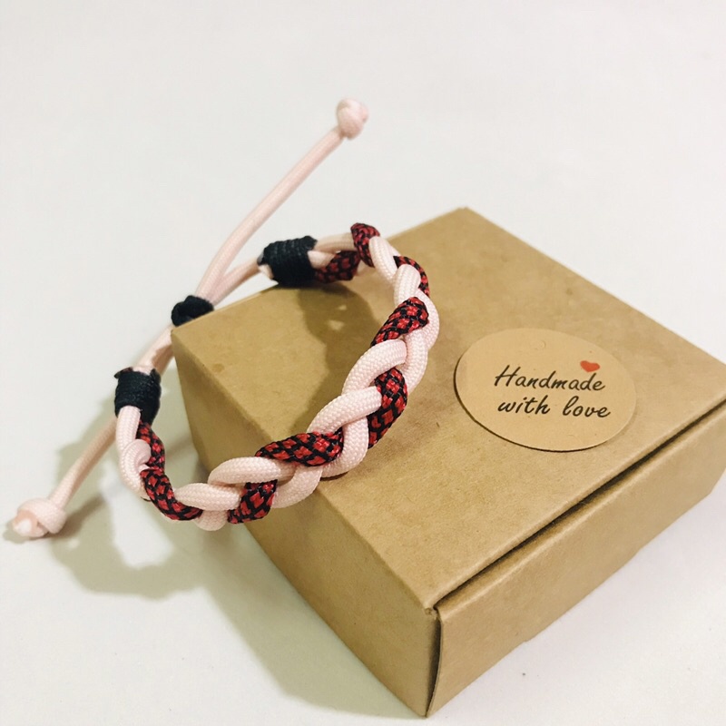 Vòng tay paracord sinh tồn Rasta