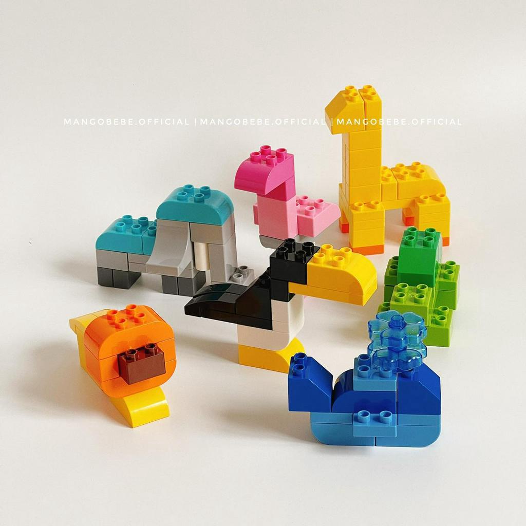 Bộ Lego Jungle Animals và Vehicles Feelo Cho Bé