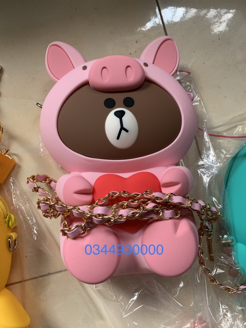 Túi silicon hình thú đeo chéo | BigBuy360 - bigbuy360.vn