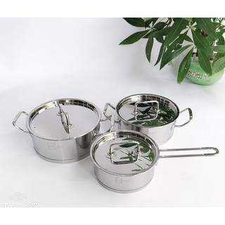 BỘ 3 NỒI INOX FIVE STAR FS-B3021