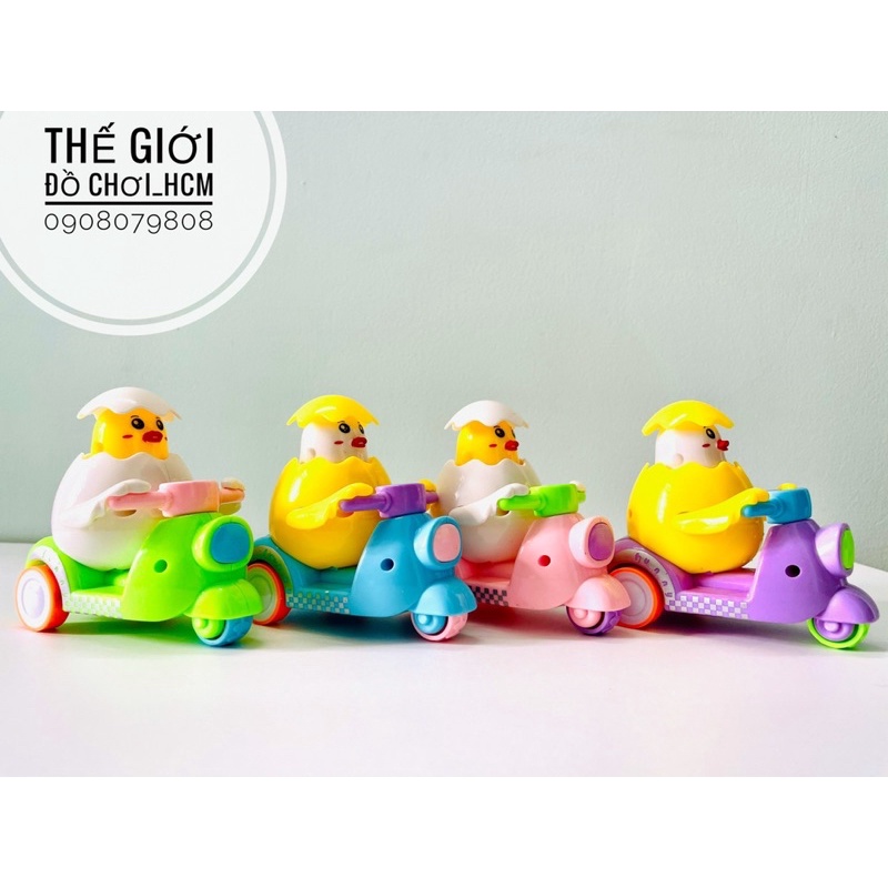 [HOT- NHẤN CÓT LÀ CHẠY] Đồ chơi trứng gà chạy xe rất đáng yêu dành cho các bé khám phá mô hình xe