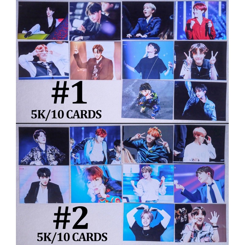 (Có sẵn)Sale set card BTS - JHOPE