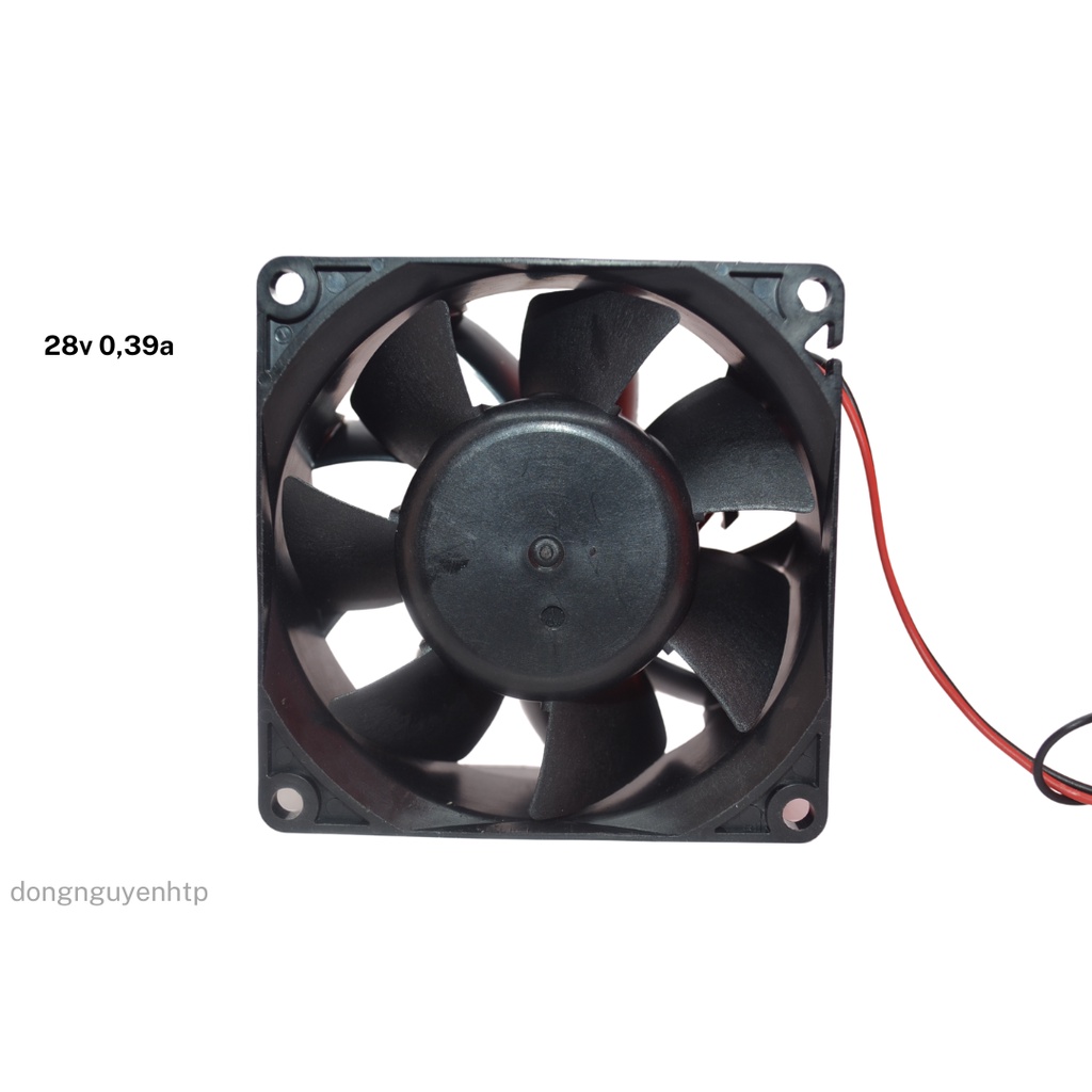 Quạt tản nhiệt phản lực 24v 0,45a 8x8x3,8 New