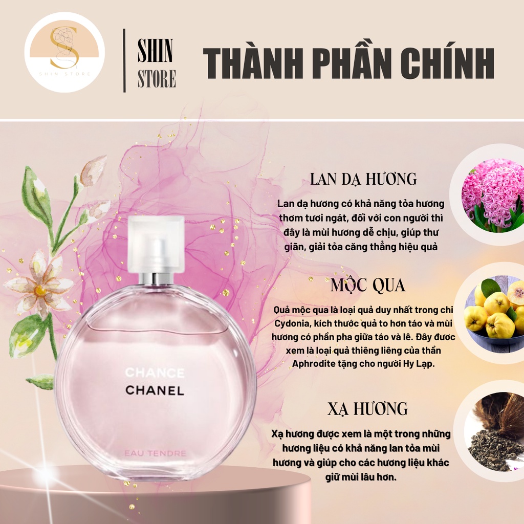 Nước hoa nữ, Dầu thơm hương thơm quyến rũ Eau Tendre dung tích 100ml NH003