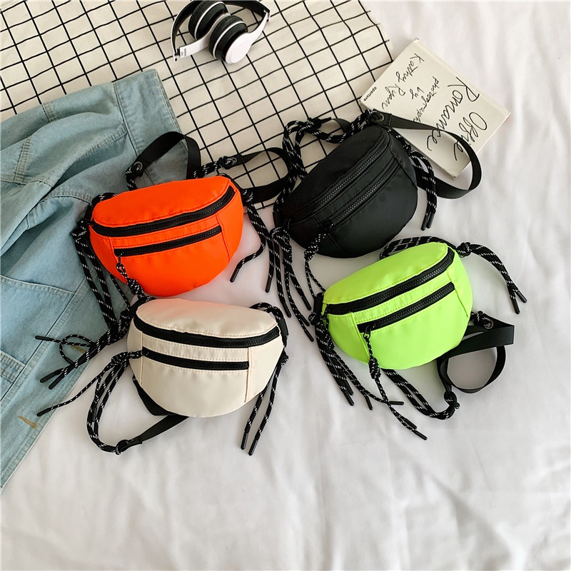 Túi Đeo Chéo Ngực Cỡ Lớn Bằng Nylon Thời Trang Hàn Quốc Cho Nữ
