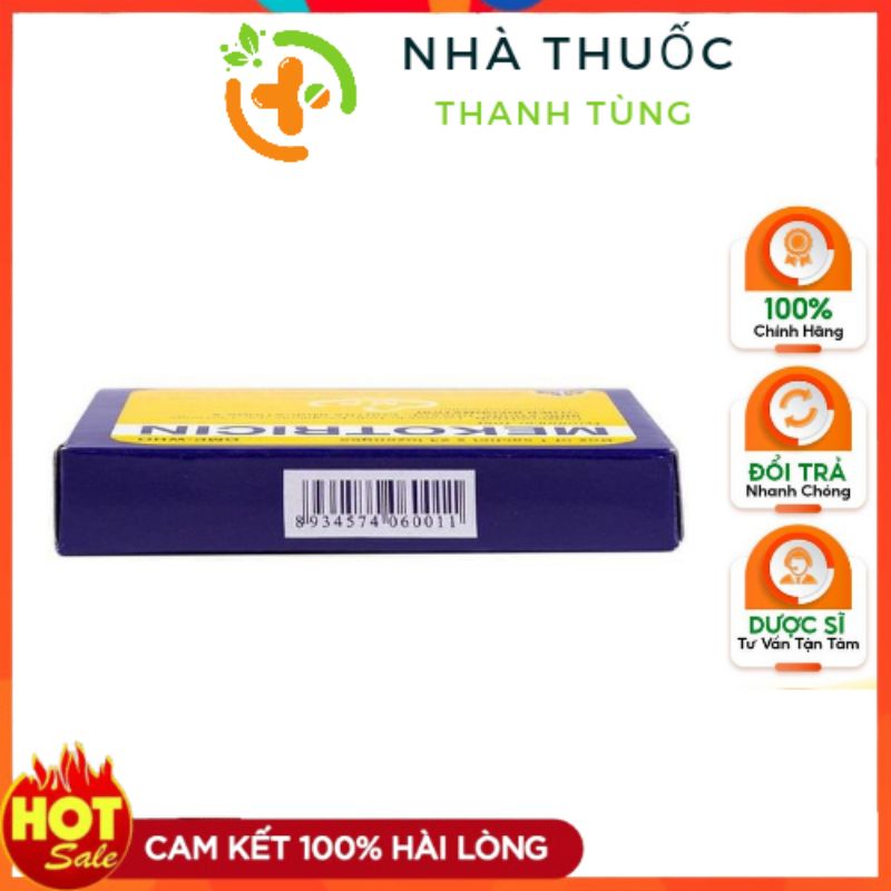 Viên ngậm họng mekotricin