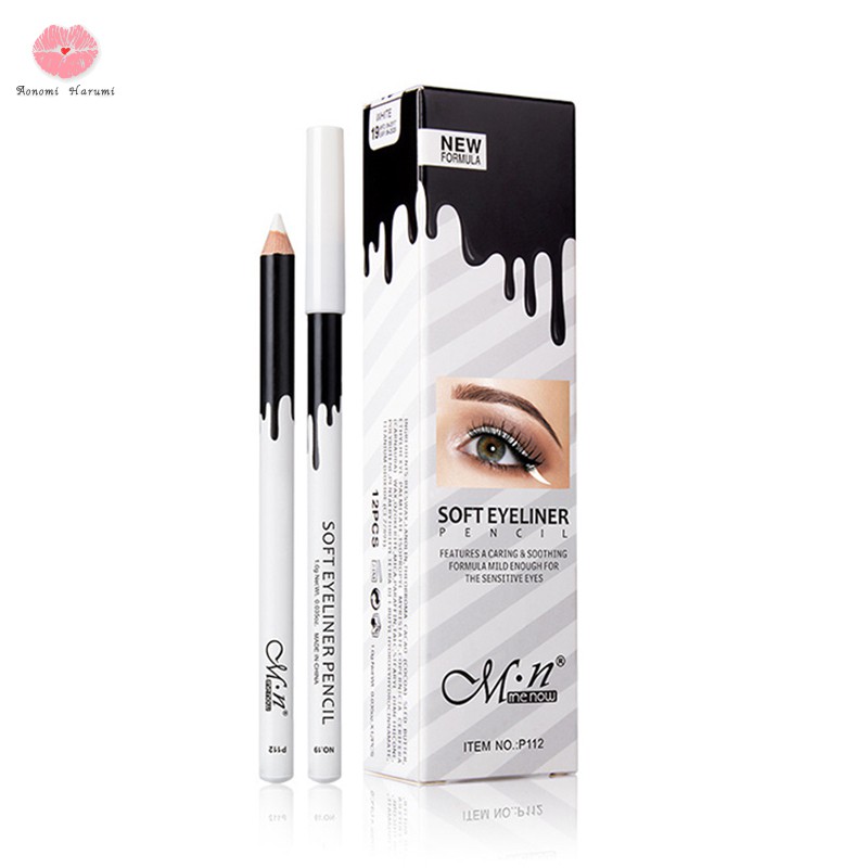 Chì kẻ viền mắt màu trắng kháng nước dễ sử dụng trang điểm thời trang | BigBuy360 - bigbuy360.vn