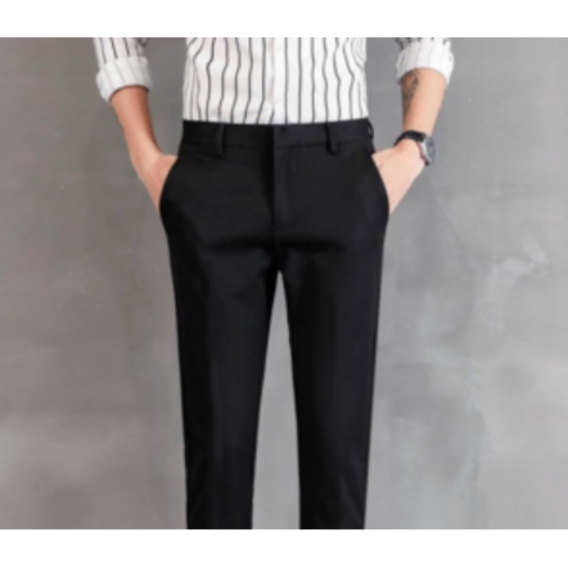 Quần tây màu trơn thời trang Hàn Quốc dành cho nam