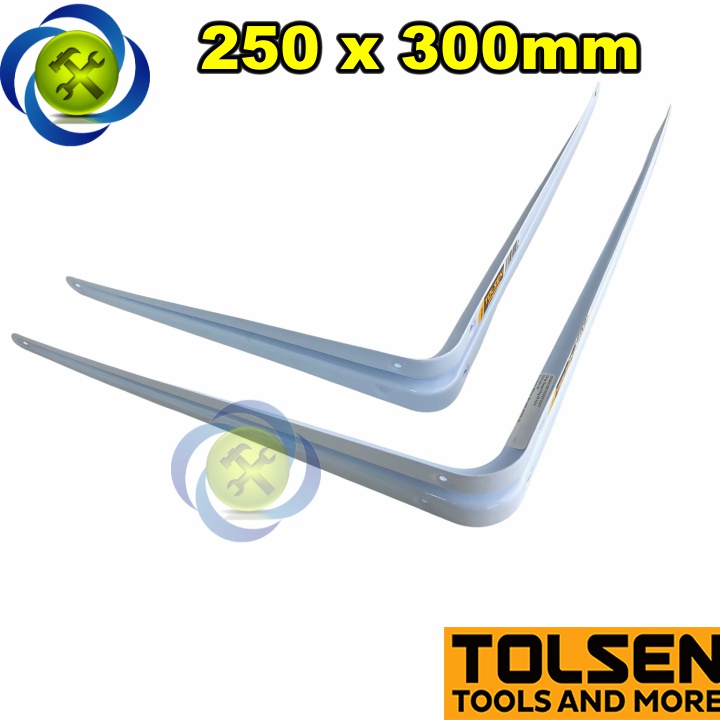 Giá đỡ kệ chữ L Tolsen 51016 kích thước 250mm x 300mm (2 cái)