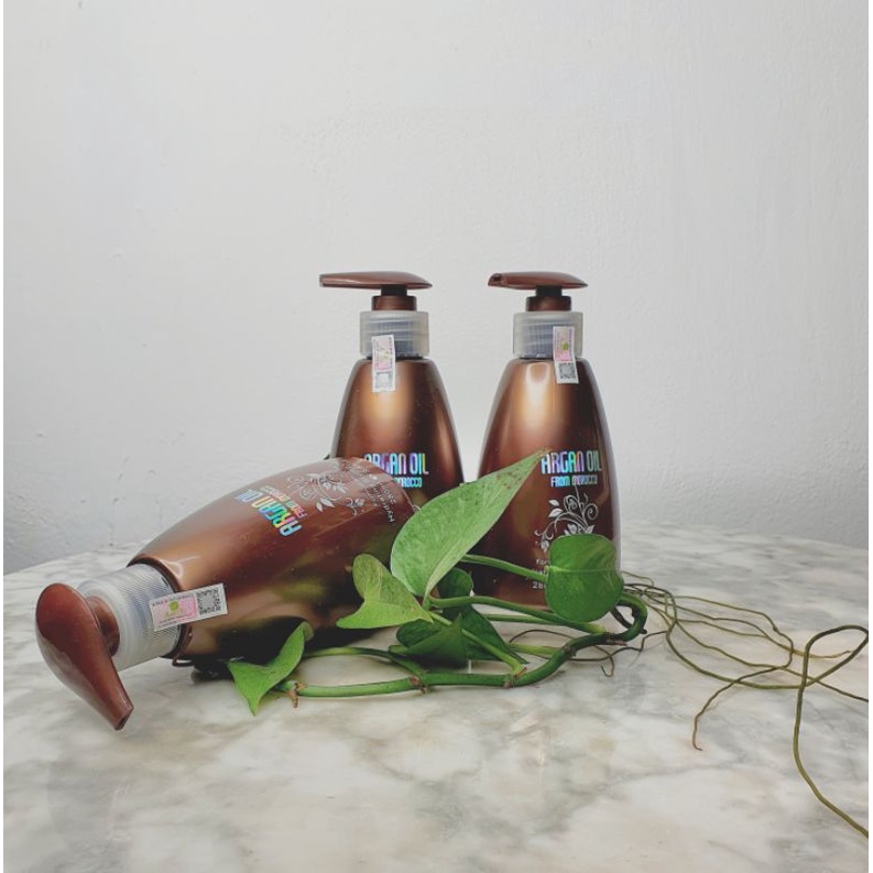 Gel giữ nếp tóc, gel dưỡng tóc tạo kiểu argan oil 280ml dạng mềm chính hãng
