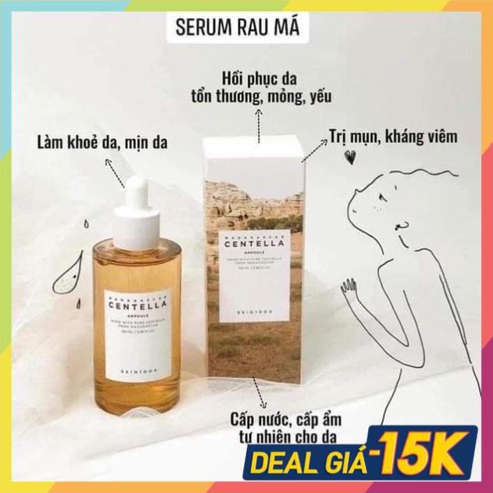 Tinh Chất Serum rau má Skin1004 - Phục hồi Da Se khít lỗ chân lông hiệu quả Madagascar Centella Asiatica Ampoule 100ml | BigBuy360 - bigbuy360.vn
